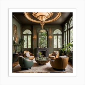 Deco Living Room 40 Art Print