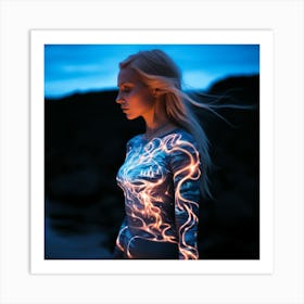 Light Painting Art Print