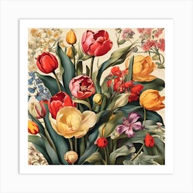 Tulips 10 Art Print