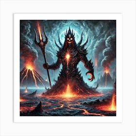 Lord Abyssion Volcanic Eruption 1 Art Print