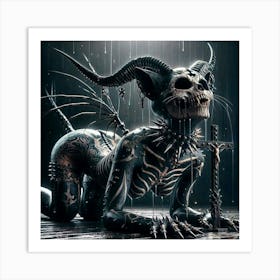 Demon Cat Art Print