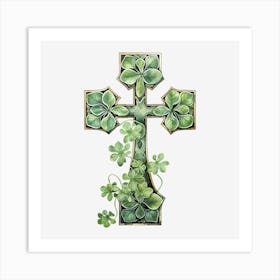 Shamrock Cross 3 Art Print