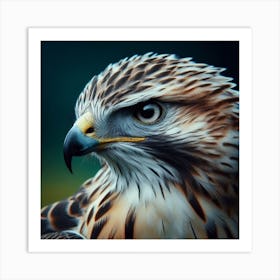 Hawk Close-Up Art Print