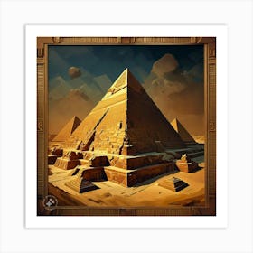 Egyptian Pyramid Art Print