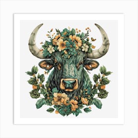 Taurus Zodiac Sign 1 Art Print