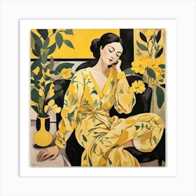 Matisse Expression Serenity Yellow Art Print 0 Art Print