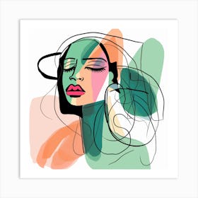 Portrait Of A Woman 29 Art Print