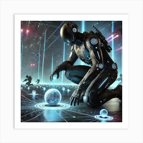 Nebular Operative Cosmic Energy Mines Art Print