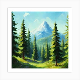 Landscape Painting Art Print