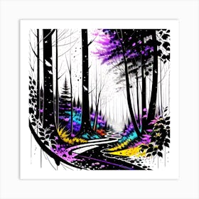 Splatter Painting 23 Art Print