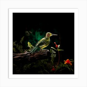 Glass Bird Art Print