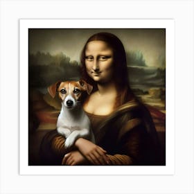 Mona Lisa 3 Art Print