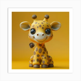 Giraffe 92 Art Print