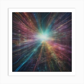 Abstract Space Background 19 Art Print