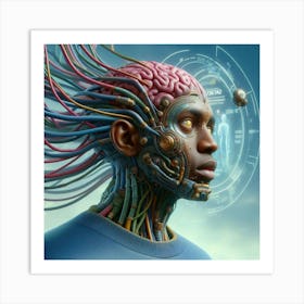 Cyborg Art Print