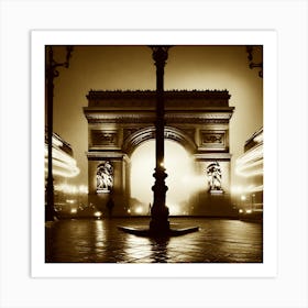 Arc De Triomphe Paris 10 Art Print