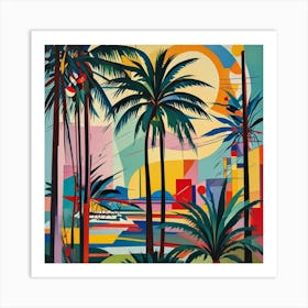 Palm Trees 1 Art Print