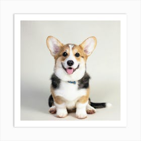 Corgi Stock Videos & Royalty-Free Footage Art Print