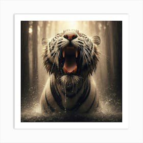 White Tiger 64 Art Print