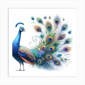 Peacock 1 Art Print