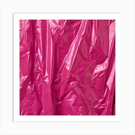 Pink Foil Art Print