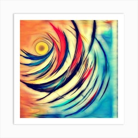 Abstract Painting 41 Art Print