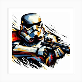 Stormtrooper 54 Art Print