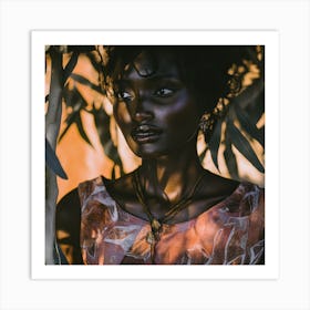 African Beauty Art Print