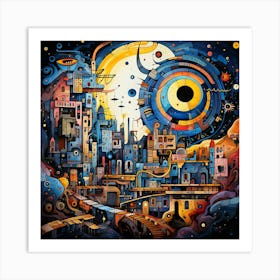 City Of A Thousand Planets Art Print