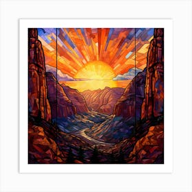 Grand Canyon Sunrise 1 Art Print