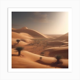 Desert Landscape 84 Art Print