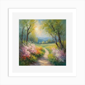 Path In The Woods 1 Art Print