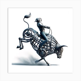 Mechanical rodeo Art Print