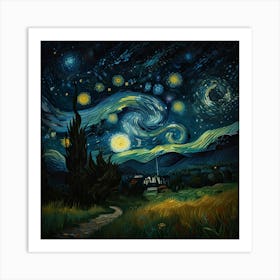 Starry Night 25 Art Print