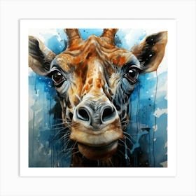 Giraffe 8 Art Print