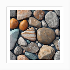 Rocks And Stones 3 Art Print
