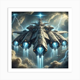 Stormlord Command Cruiser Art Print