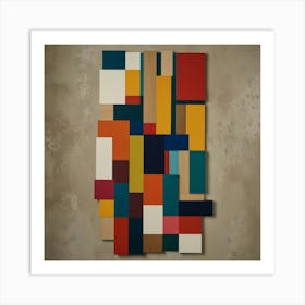 Abstract Squares 9 Art Print