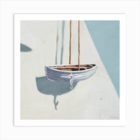 Boat On The Wall Art Print