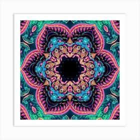 Psychedelic Mandala 6 Póster