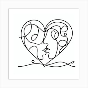 Love and Heart Art Print