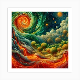 Psychedelic Art 7 Art Print