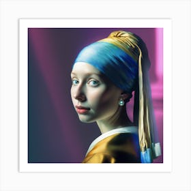 Girl With Pearl Earring Art Print