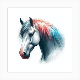 Horse Head 1 Art Print