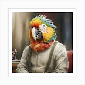 Parrot 42 Art Print