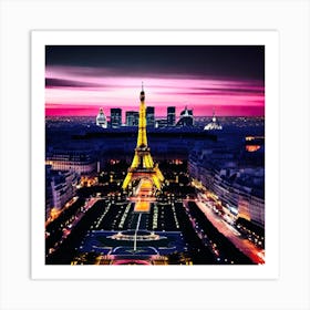 Paris At Night 44 Art Print