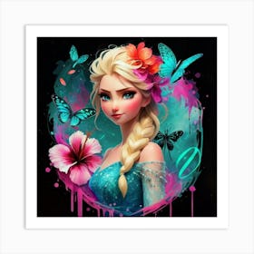 Frozen Elsa Art Print