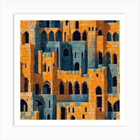 City Of Towers Art Print