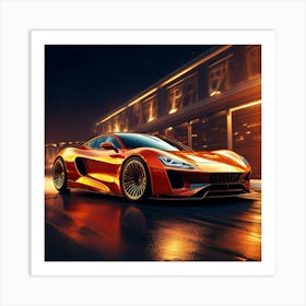 Firefly Sleek And Powerful Luxury Sports Car Design 11424 (6) Art Print