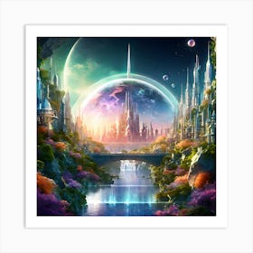 Space City 1 Art Print